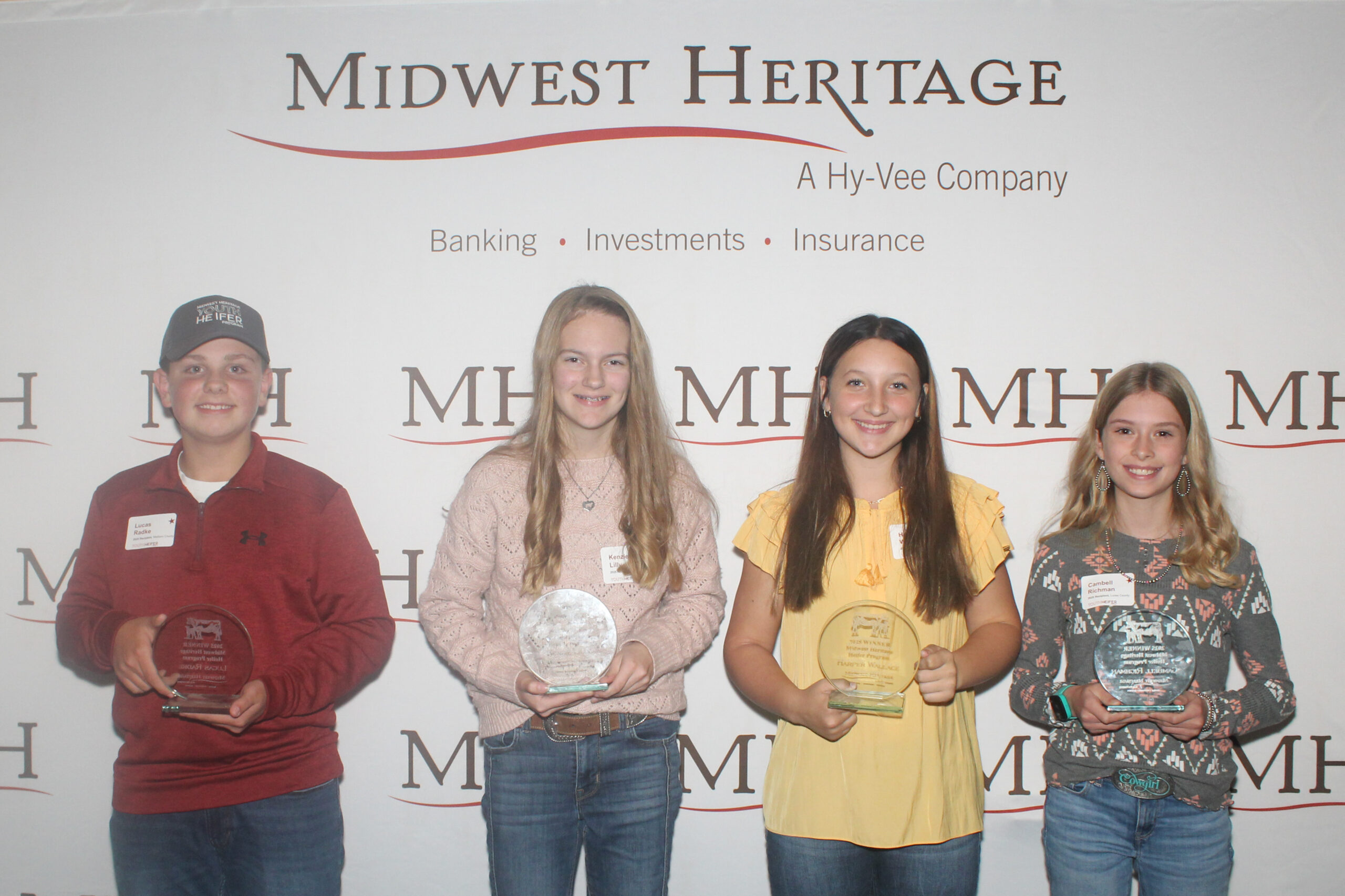 2025 Youth Heifer Program Recipients